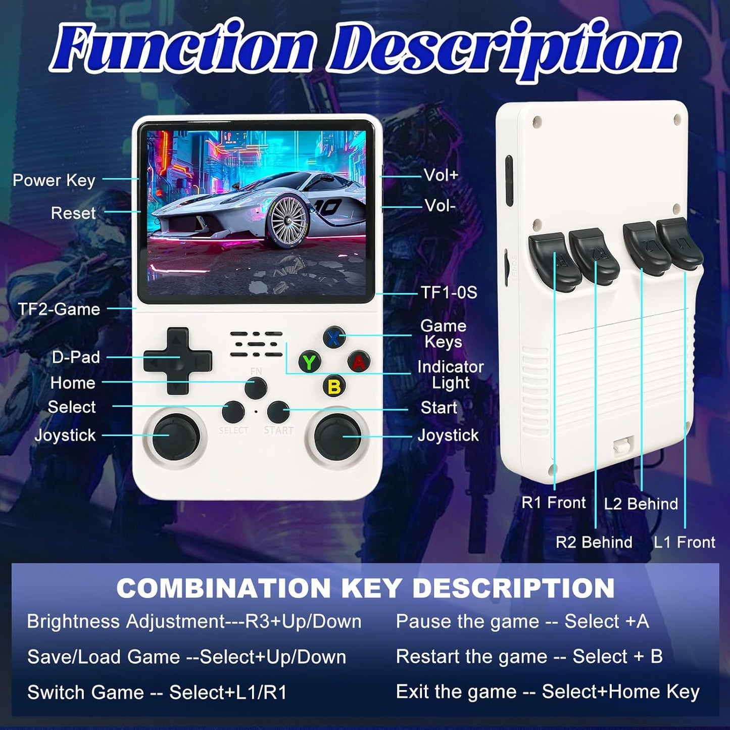 Retro Portable Game Console